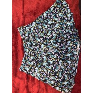 forever 21 floral skater skirt